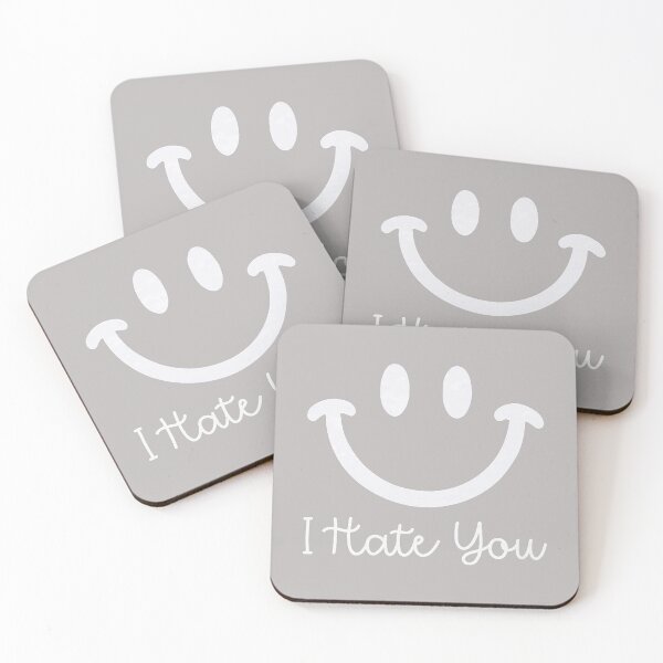 Item preview, I Hate You Happy Smile Face designed and sold by mjohnson9.