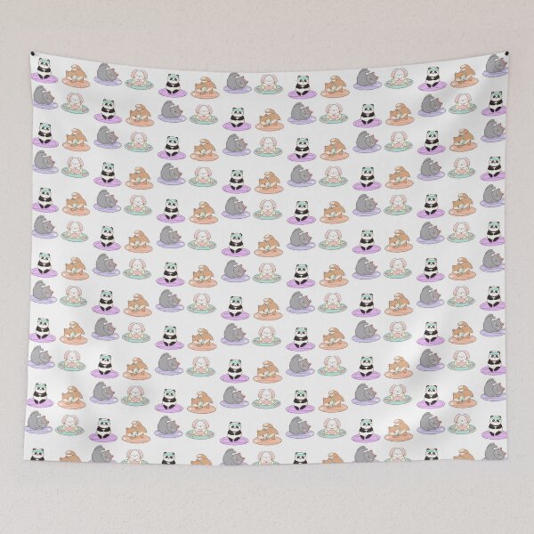 Item preview, Cute Animals Doing Yoga designed and sold by FehlingMedia.