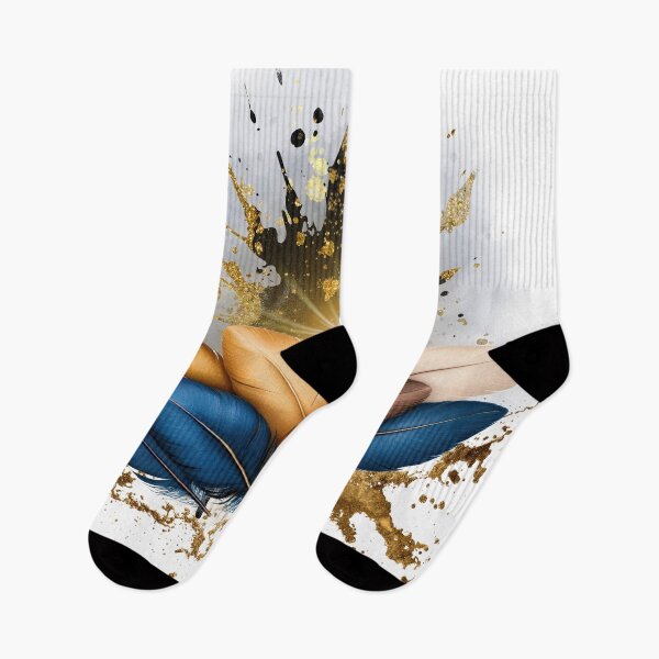 Item preview, Golden Feather Boho Art | Luxury Abstract Design designed and sold by ChenEngEng.