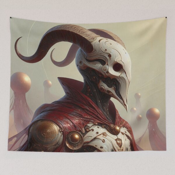 Item preview, Dumah - marrowtech oracle: biomech warrior priest designed and sold by QiMera.