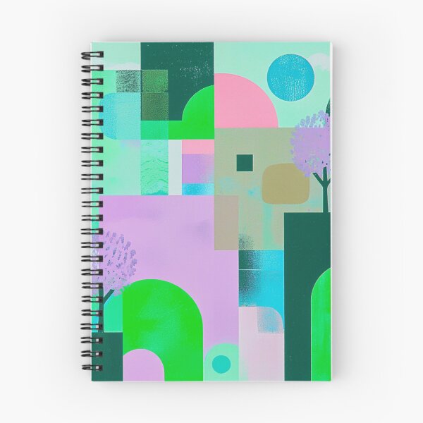 Item preview, Modern Art Deco Botanical Landscape designed and sold by joycrysstudio.