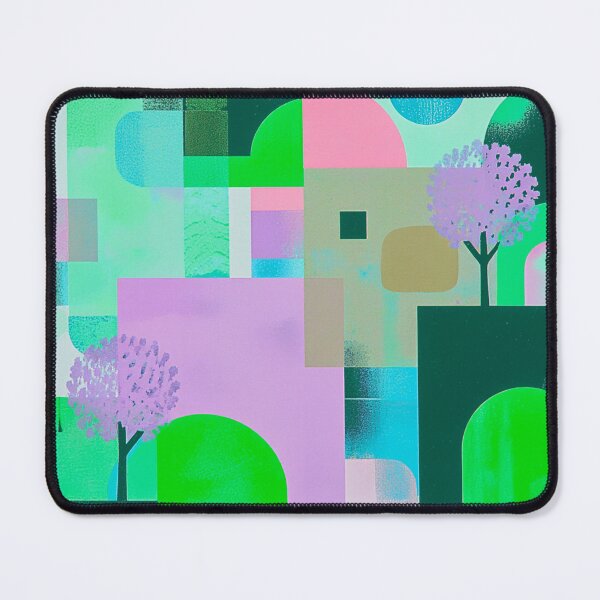 Item preview, Modern Art Deco Botanical Landscape designed and sold by joycrysstudio.