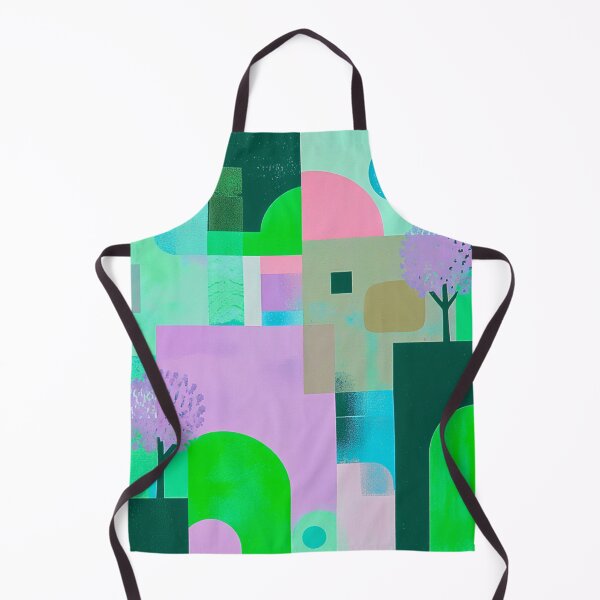 Item preview, Modern Art Deco Botanical Landscape designed and sold by joycrysstudio.