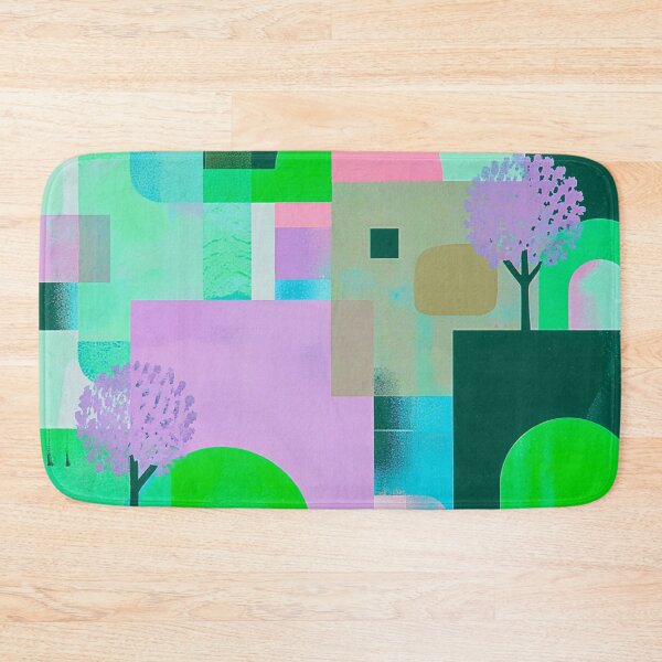 Item preview, Modern Art Deco Botanical Landscape designed and sold by joycrysstudio.
