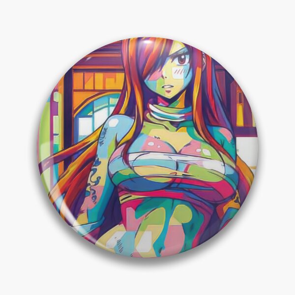 Item preview, Erza Scarlet Wpap Art designed and sold by sandrahofer-art.