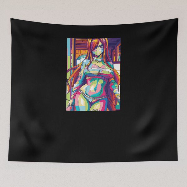 Item preview, Erza Scarlet Wpap Art designed and sold by sandrahofer-art.