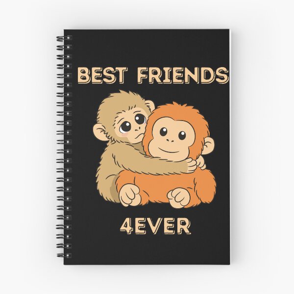 Item preview, Punch Monkey Cute Best Friends Forever Funny Friendship  designed and sold by Ladys-Gents.