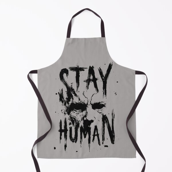 Item preview, Stay Human Distressed Typography Sci-Fi Dystopian Art designed and sold by VikArtStudio.
