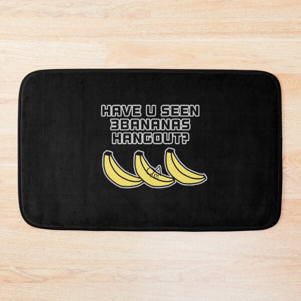 Item preview, “Have You Seen 3 BANANAS Hangout?" LaMaisonOfMY Banana Absurdity COLLECTION | Black Edition | No.02 designed and sold by LaMaisonOfMY.