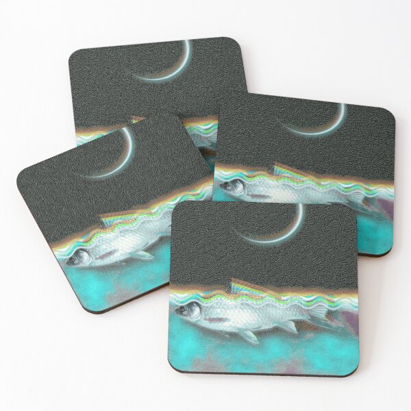 Item preview, Fish Over Water and Moon (V3) designed and sold by Jorge Santiago Jiménez.