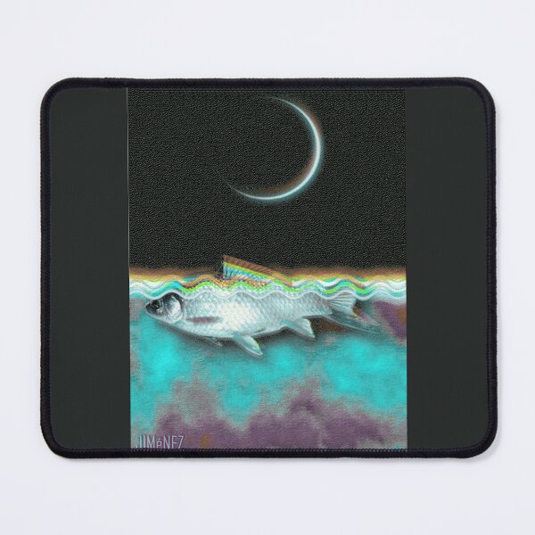 Item preview, Fish Over Water and Moon (V3) designed and sold by Jorge Santiago Jiménez.