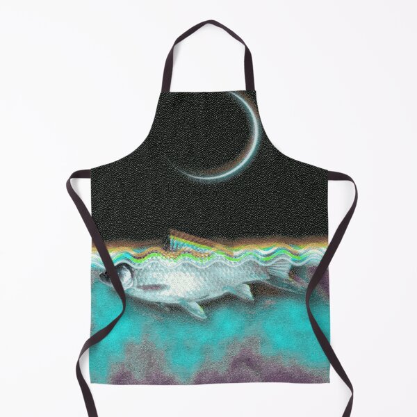 Item preview, Fish Over Water and Moon (V3) designed and sold by Jorge Santiago Jiménez.