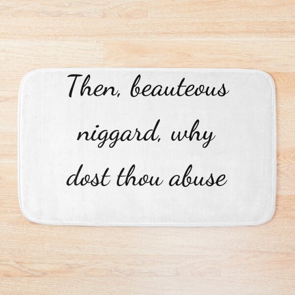Item preview, "Then, beauteous niggard, why dost thou abuse" - handwriting black designed and sold by ariksworld.