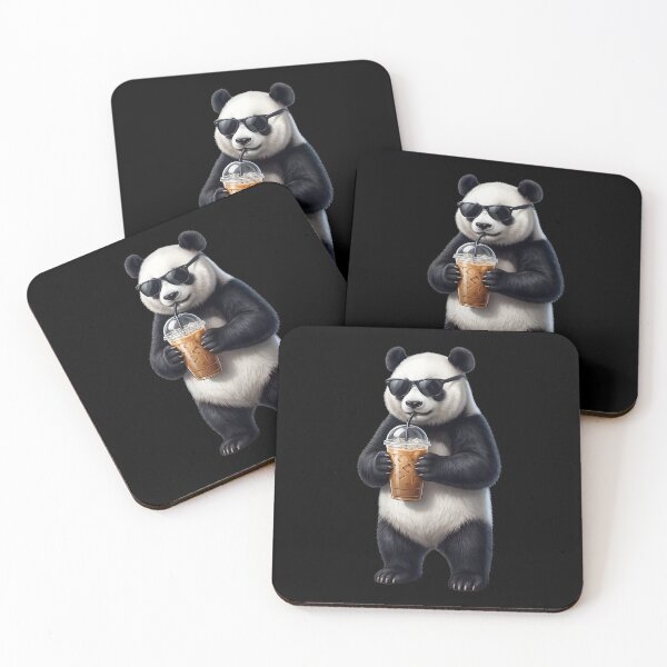 Item preview, Funny Panda Drinking Iced Coffee Meme Panda Lover designed and sold by TerryConnells.