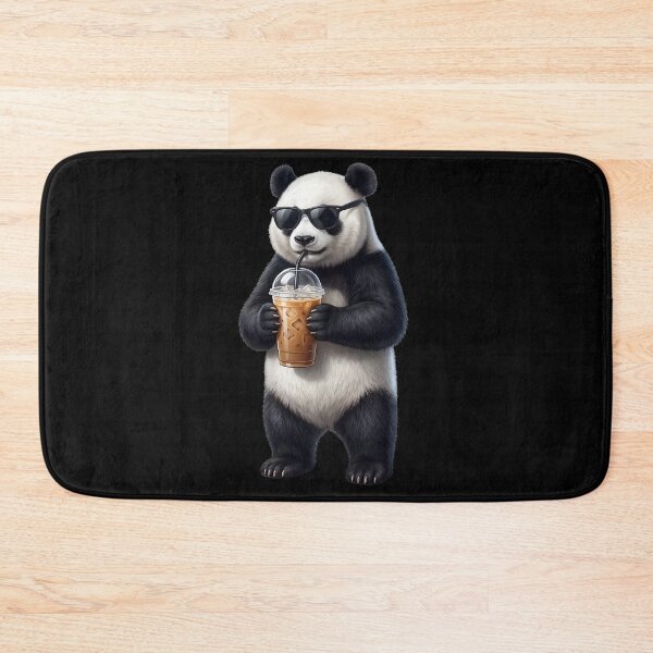 Item preview, Funny Panda Drinking Iced Coffee Meme Panda Lover designed and sold by TerryConnells.