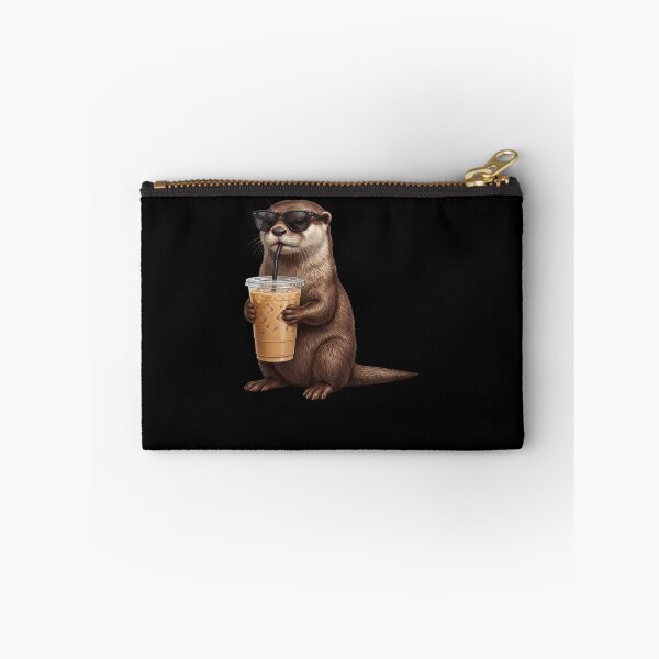 Item preview, Funny Otter Drinking Iced Coffee Meme Otter Lover designed and sold by TerryConnells.