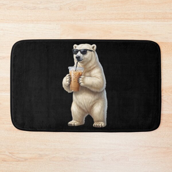 Item preview, Funny Polar Bear Drinking Iced Coffee Meme Polar Bear Lover designed and sold by TerryConnells.