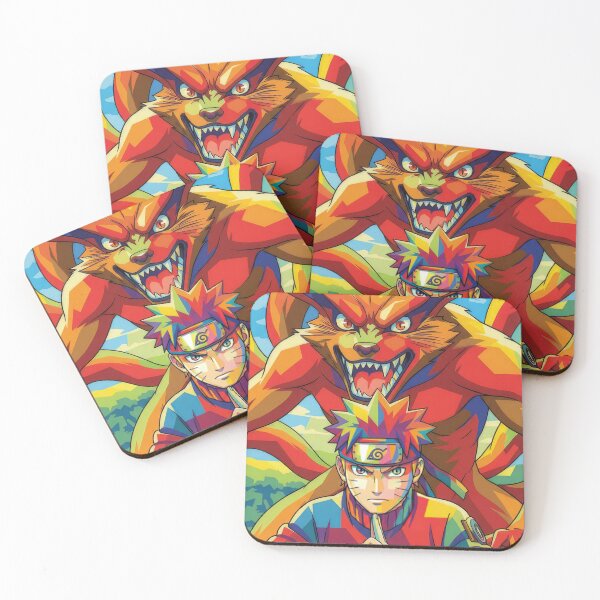Item preview, Naruto adn Kurama Wpap Pop Art designed and sold by sandrahofer-art.