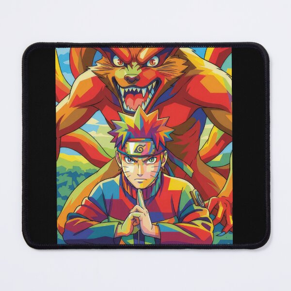 Item preview, Naruto adn Kurama Wpap Pop Art designed and sold by sandrahofer-art.