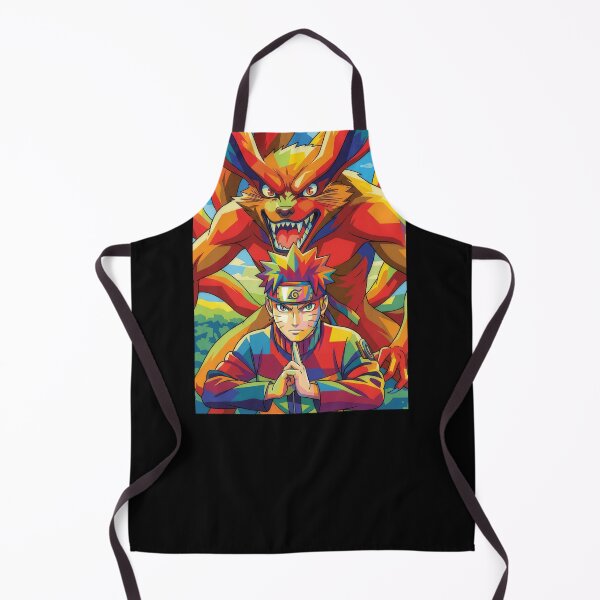 Item preview, Naruto adn Kurama Wpap Pop Art designed and sold by sandrahofer-art.