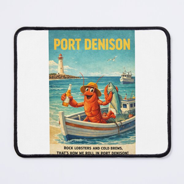 Item preview, ort Denison Harbor and Dongara Coastline Along Western Australia Indian Ocean designed and sold by Places On Earth.