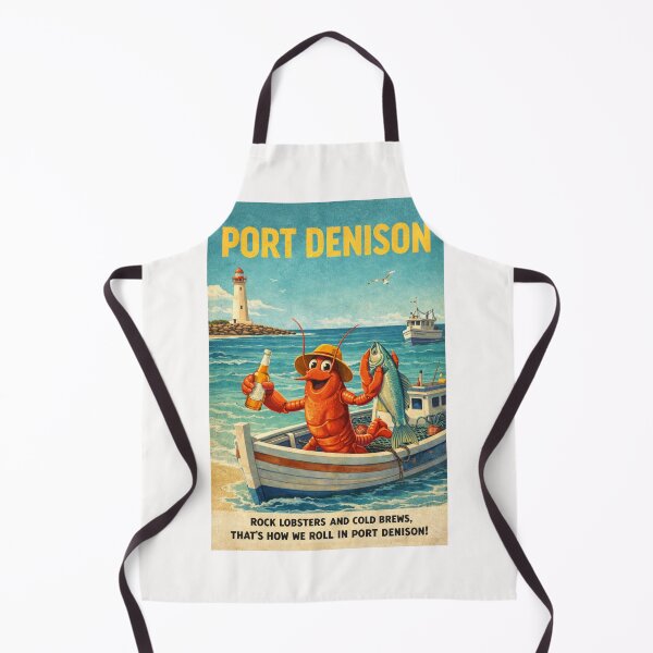 Item preview, ort Denison Harbor and Dongara Coastline Along Western Australia Indian Ocean designed and sold by Places On Earth.