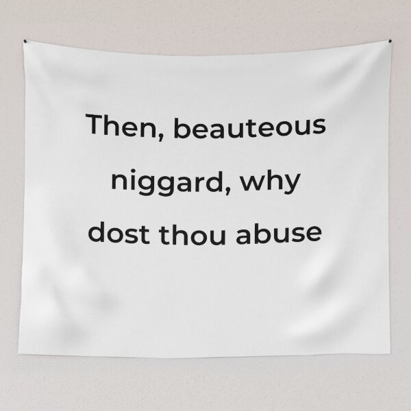 Item preview, "Then, beauteous niggard, why dost thou abuse" - print black designed and sold by ariksworld.