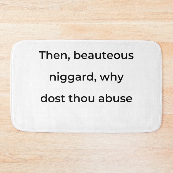 Item preview, "Then, beauteous niggard, why dost thou abuse" - print black designed and sold by ariksworld.