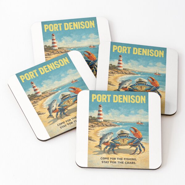 Item preview, Port Denison Lighthouse Coast and Dongara Waterfront of Western Australia designed and sold by Places On Earth.