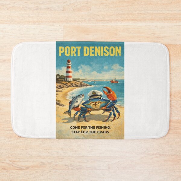 Item preview, Port Denison Lighthouse Coast and Dongara Waterfront of Western Australia designed and sold by Places On Earth.