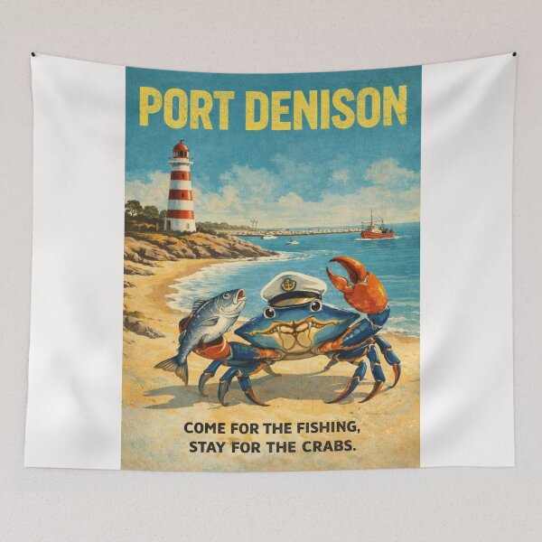 Item preview, Port Denison Lighthouse Coast and Dongara Waterfront of Western Australia designed and sold by Places On Earth.