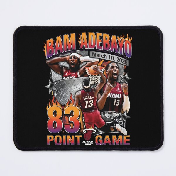 Item preview, Bam Adebayo 83 Points Historic Night Miami Heat NBA Record 3.10.2026 - Bam Adebayo designed and sold by AutumnverArt.