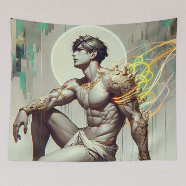 Item preview, Caleb - rythmic messenger: supernal glitch designed and sold by QiMera.