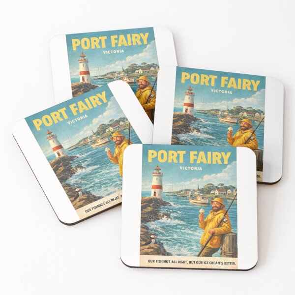 Item preview, Port Fairy Harbor and Moyne Shire Coastline on Victoria Shipwreck Coast designed and sold by Places On Earth.