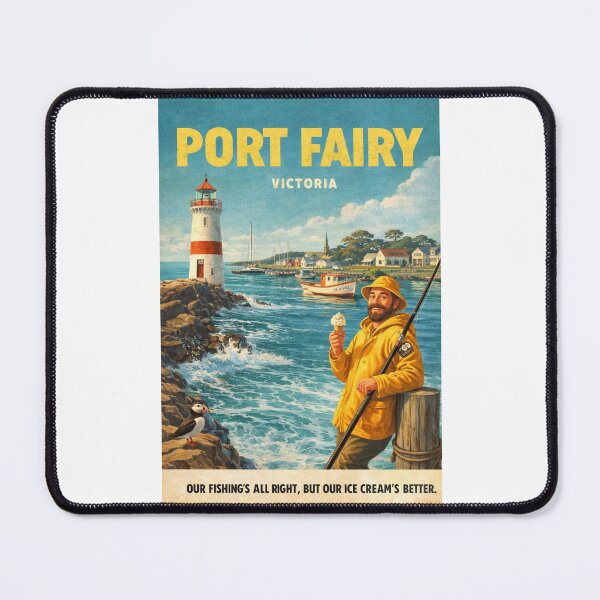 Item preview, Port Fairy Harbor and Moyne Shire Coastline on Victoria Shipwreck Coast designed and sold by Places On Earth.