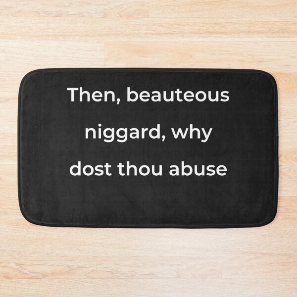 Item preview, "Then, beauteous niggard, why dost thou abuse" - print white designed and sold by ariksworld.