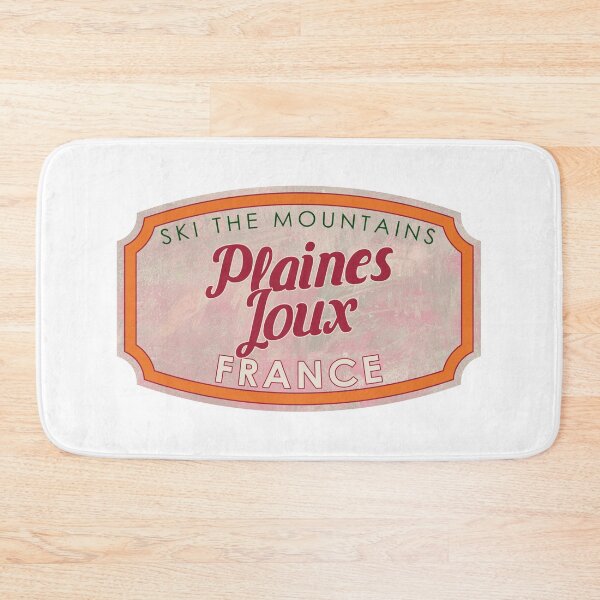 Item preview, Plaines-Joux, France, Ski, textured skiing badge designed and sold by Wanderful-roads.