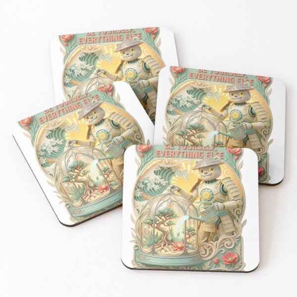Item preview, Motivational Android Gardener Art Nouveau Style designed and sold by ​Jarir Pixel Lab.