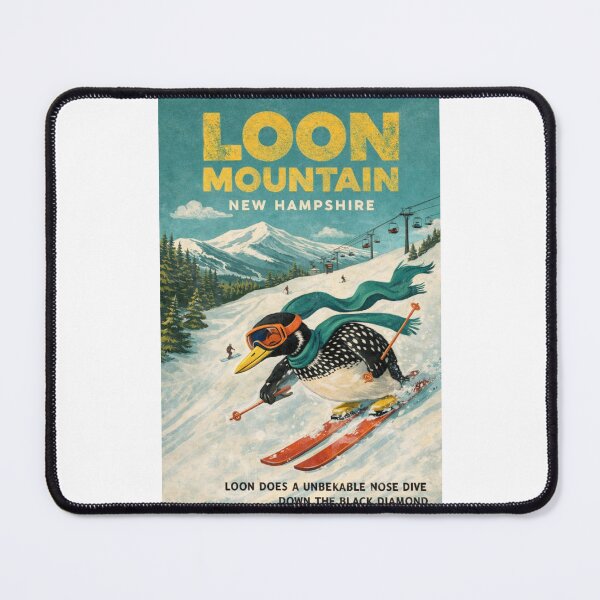 Item preview, Loon Mountain Ski Slopes and White Mountains Landscape in Lincoln New Hampshire designed and sold by Places On Earth.