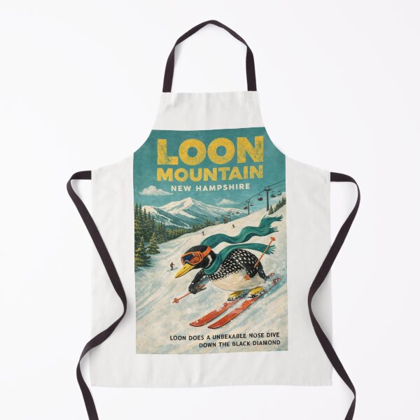 Item preview, Loon Mountain Ski Slopes and White Mountains Landscape in Lincoln New Hampshire designed and sold by Places On Earth.