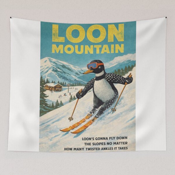 Item preview, Loon Mountain and White Mountain National Forest Peaks in Lincoln New Hampshire designed and sold by Places On Earth.