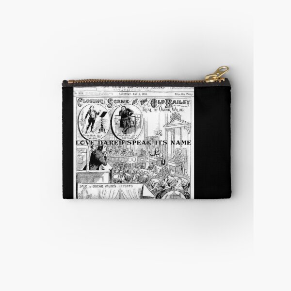 Item preview, Vintage Newspaper Oscar Wilde Trial Reclaimed Love Dared Speak Its Name Gay Pride Graphic Design designed and sold by ItsAKinkThing.