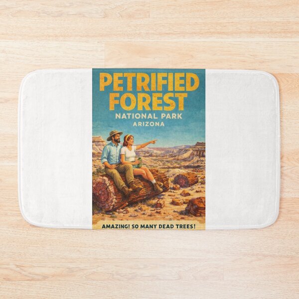Item preview, Petrified Forest National Park and Painted Desert Badlands of Arizona designed and sold by Places On Earth.