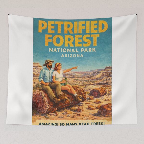 Item preview, Petrified Forest National Park and Painted Desert Badlands of Arizona designed and sold by Places On Earth.