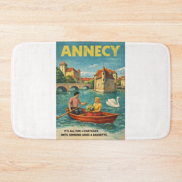 Item preview, Annecy Old Town and Lake Annecy Waterfront in Haute-Savoie Auvergne-Rhône-Alpes designed and sold by Places On Earth.