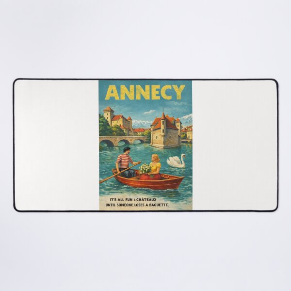 Item preview, Annecy Old Town and Lake Annecy Waterfront in Haute-Savoie Auvergne-Rhône-Alpes designed and sold by Places On Earth.