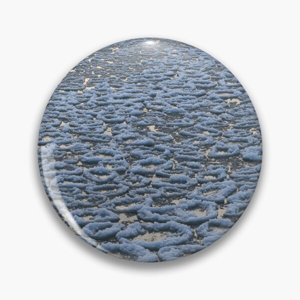 Item preview, Hundreds of Cool Ice Circles on a Frozen Lake designed and sold by Georgia Mizuleva.