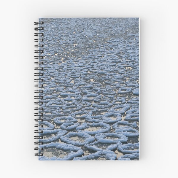 Item preview, Hundreds of Cool Ice Circles on a Frozen Lake designed and sold by Georgia Mizuleva.