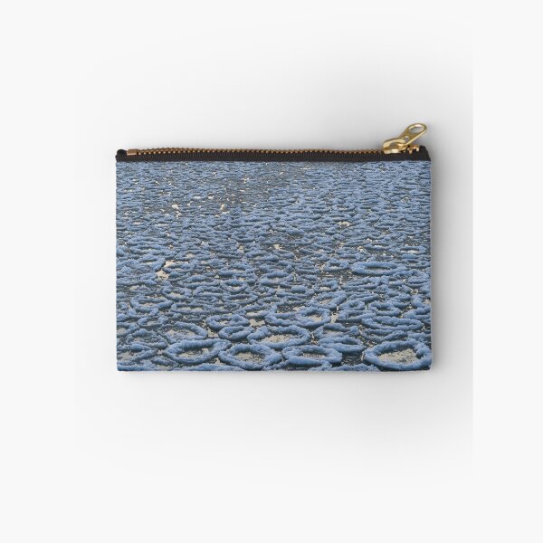 Item preview, Hundreds of Cool Ice Circles on a Frozen Lake designed and sold by Georgia Mizuleva.