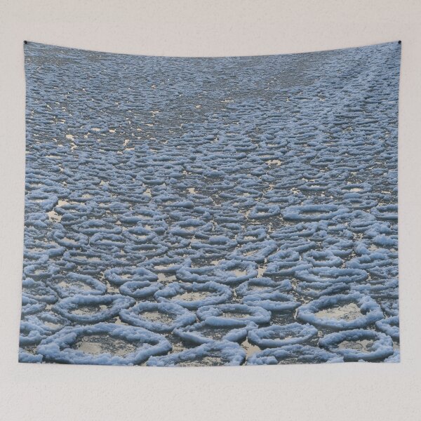 Item preview, Hundreds of Cool Ice Circles on a Frozen Lake designed and sold by Georgia Mizuleva.